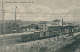 DE BEBRA / Bahnhof Bebra, Kriegsjahr 1914/1915 / - Bebra