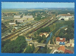 CPSM Rare - SEINE ET MARNE - VILLEPARISIS - VUE AERIENNE - QUARTIER DE LA GARE, CANAL DE L'OURQ - SOFER / A77 V180 1003 - Villeparisis