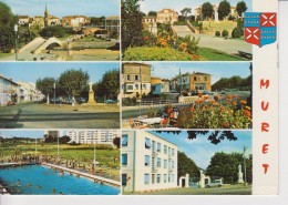 037 - 31 - MURET - Square - La Poste - La Piscine - L'hospice - Muret