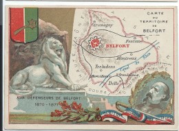 Départements De France/Image Pédagogique/TERRITOIRE DeBELFORT/Vers 1880-1890   CRD90 - Other & Unclassified