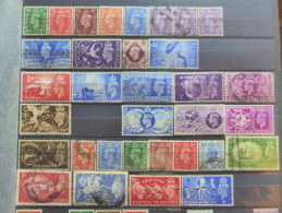 GB  Georges VI 1941-1951  Scott 258-291 - Used Stamps