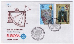 TURQUIE,TURKEI TURKEY EUROPA CEPT 1983   FDC - Covers & Documents