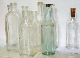 LOT 6 PETITES BOUTEILLES 12-15 Cm PHARMACIE QUINTONINE HELIN TROUETTE PERRET VIN FRILEUSESE - Altri & Non Classificati