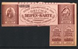 1920  Frankfurt /M. Seifen-Karte  Soap Ration Card  Rationnement Poudre De Savon - Documenti Storici