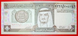 • GOLD DINAR: SAUDI ARABIA ★ 1 RIYAL 1379 (1984) UNC CRISP!!! LOW START★ NO RESERVE! Fahd (1982-2005). - Saudi-Arabien