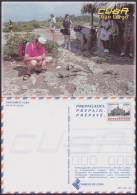 2000-EP-141 CUBA 2000. POSTAL STATIONERY. ISLA DE LAS IGUANAS. LIZARD. CAYO LARGO. VISTAS TURISTICAS. UNUSED. - Lettres & Documents