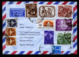 A4012) Indien India Airmail Cover From 2.7.1967 To Germany - Storia Postale