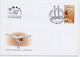 HUNGARY 2002 Gymnastics World Championship On FDC.  Michel 4754 - FDC