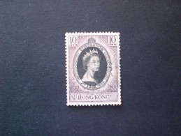 STAMPS HONG KONG 香港 1953 Coronation Of Queen Elizabeth II 茅根 中國 - Used Stamps