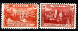 Monaco-130 - 1922/23 - Y&T N. 56 (sg) NG, 64 (+) Hinged - Privi Di Difetti Occulti - - Nuevos