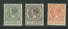 PAYS BAS N° 154 à 156 ** - Unused Stamps