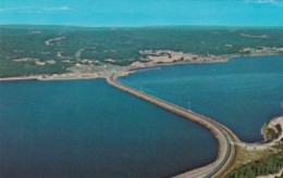Canada Aerial View Of Canso Causeway Looking Towards Cape Breton Nova Scotia - Cape Breton