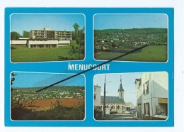 CPM -  Menucourt  -  Centre De Rééducation De La Chataignerie  -  Vue Générale  -  Eglise St Léger - Menucourt