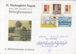 42922- BEKES PHILATELIC EXHIBITION, SPECIAL COVER, 2001, HUNGARY - Cartas & Documentos