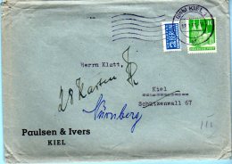 Kiel - Brief 1951  Paulsen & Ivers - Kiel