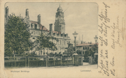 GB LEICESTER / Municipal Buildings / CARTE COULEUR - Leicester