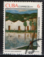 CUBA - 1979 - FIUME SAN JUAN - DIPINTO - PAINTING - USATO - Oblitérés