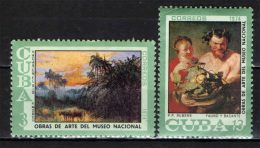 CUBA - 1974 - DIPINTI DEL MUSEO NAZIONALE DI CUBA - USATI - Oblitérés