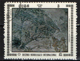 CUBA - 1972 - DECENNIO IDROGEOLOGICO INTERNAZIONALE - CICLONE - USATO - Oblitérés