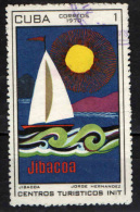 CUBA - 1970 - TURISMO A CUBA: JIBACOA BEACHE - USATO - Oblitérés