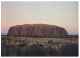 (185) Australia (postcard With Special Postmark) - NT - Ayers Rock - The Red Centre