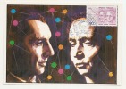 Frederic Et Helene Joliot Curie Sciences Physoqique Nobel  CARTE MAXIMUM - Nobel Prize Laureates