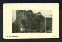 WALES  -  Llanthony Abbey  Unused Vintage Postcard - Monmouthshire