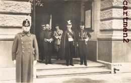 CARTE PHOTO : BERN AMBASSADEUR Mr ALLIZE PRESENTATION DES LETTRES DE CREANCE AOUT 1920 DIPLOMATE POLITIQUE SUISSE GUERRE - Figuren