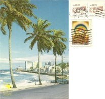 BRASIL  BRASILE  SALVADOR DE BAHIA  Barra Beach  Nice Stamps  Peace Theme - Salvador De Bahia