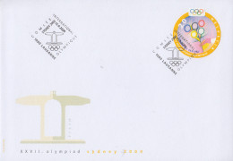 Enveloppe  FDC  1er   Jour   SUISSE   Jeux  Olympiques  De  SYDNEY   2000 - Zomer 2000: Sydney