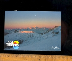 VAL THORENS Savoie 73 : Le Mont Mt Blanc Vu Du Départ Des 3 Vallées  1991 - Val Thorens