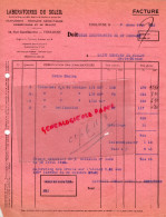 31 - TOULOUSE - FACTURE LABORATOIRES DU SOLEIL- PARFUMERIE  PARFUM- 18 PORT SAINT SAUVEUR- 1941 - Perfumería & Droguería