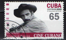 CUBA - 2009 - CINEMA CUBANO: MANUEL PEREZ - USATO - Used Stamps