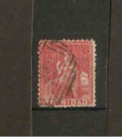 TRINIDAD 1863 - 1880 (1d) CARMINE SG 69dw PERF 12½ SCARCE INVERTED WATERMARK FINE USED Cat £65 - Trinidad Y Tobago