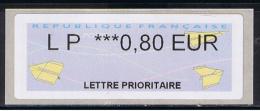 ATM, LP 0.80, VERSION NABANCO, Sur NABUCCO, WINCOR NIXDORF , N°33 Petits Coins Ronds, NOUVELLE VERSION DU 1 Er MAI 2016, - 2010-... Illustrated Franking Labels