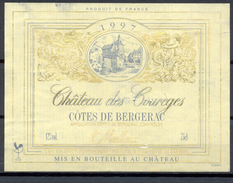 065 - Côtes De Bergerac - 1997 - Château Des Courèges - Moelleux - G.A.E.C. Fourtout Propriétaire Conne De Labarde 24360 - Bergerac