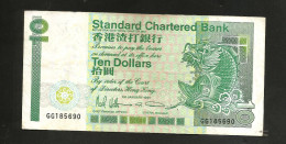 HONG KONG - STANDARD CHARTERED BANK - 10 DOLLARS (1993) - Hongkong