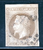 Colonie Française  N° 9 (Variété, Fond Ligné) Avec Oblitération Losange  Etat Bien - Napoléon III.