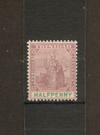 TRINIDAD 1896 ½d SG 114 VERY LIGHTLY MOUNTED MINT - Trinidad Y Tobago