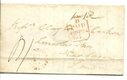 Old Letter To London With Content ! -see Scan - ...-1840 Vorläufer