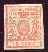 1857/9-PARMA-15 C.VERMIGLIO-1 VAL.M.L.H. VERY FINE ! - Parma