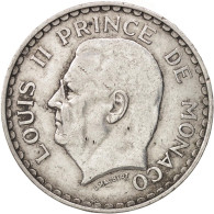 Monnaie, Monaco, Louis II, 5 Francs, 1945, TB+, Aluminium, KM:122, Gadoury:MC135 - 1922-1949 Louis II