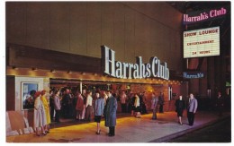 Reno Nevada, Harrah's Club, Casino Lounge Show, Fashion, C1950s Vintage Postcard - Reno