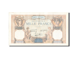 Billet, France, 1000 Francs, 1 000 F 1927-1940 ''Cérès Et Mercure'', 1938 - 1 000 F 1927-1940 ''Cérès Et Mercure''