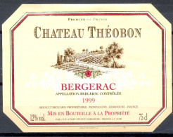 110 - Bergerac - 1999 - Château Théobon - Arnault Brouard Propriétaire Monfaucon Dordonge - Bergerac