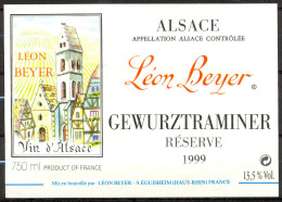 403 - Gewurztraminer - 1999 - Réserve Léon Beyer - Eguisheim Haut Rhin - Gewürztraminer