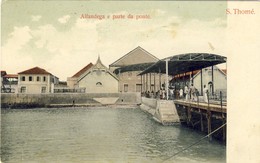 SÃO S. TOMÉ, THOMÉ, Alfandega E Parte Da Ponte, 2 Scans - Sao Tome And Principe