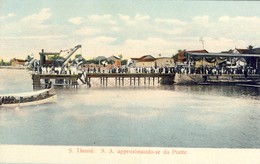 SÃO S. TOMÉ, THOMÉ, Aproximando-se Da Ponte, 2 Scans - Sao Tome And Principe