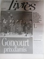 Liberation Supplément Livres Du 23/10/03 : Prix Goncourt, Enquête Sur Une Exception Française / Mesplede, Dictionnaire D - Journaux Anciens - Avant 1800