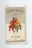 PAQUET CARTES PARFUMEES PIVER - CUIR DE RUSSIE - Antiquariat (bis 1960)